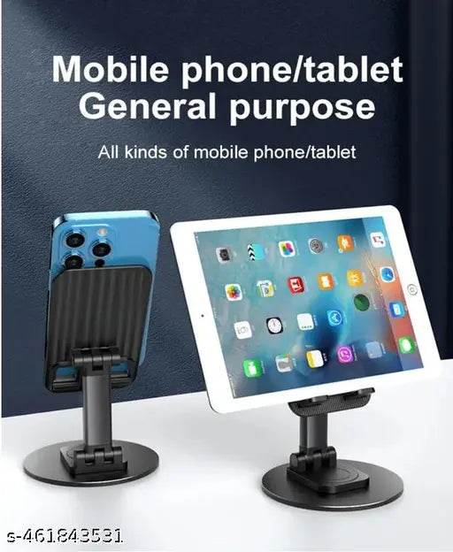 Mobile Holder FlexiGrip 360° Rotatable & Portable Tabletop Mobile Stand with Stable Metalic Base